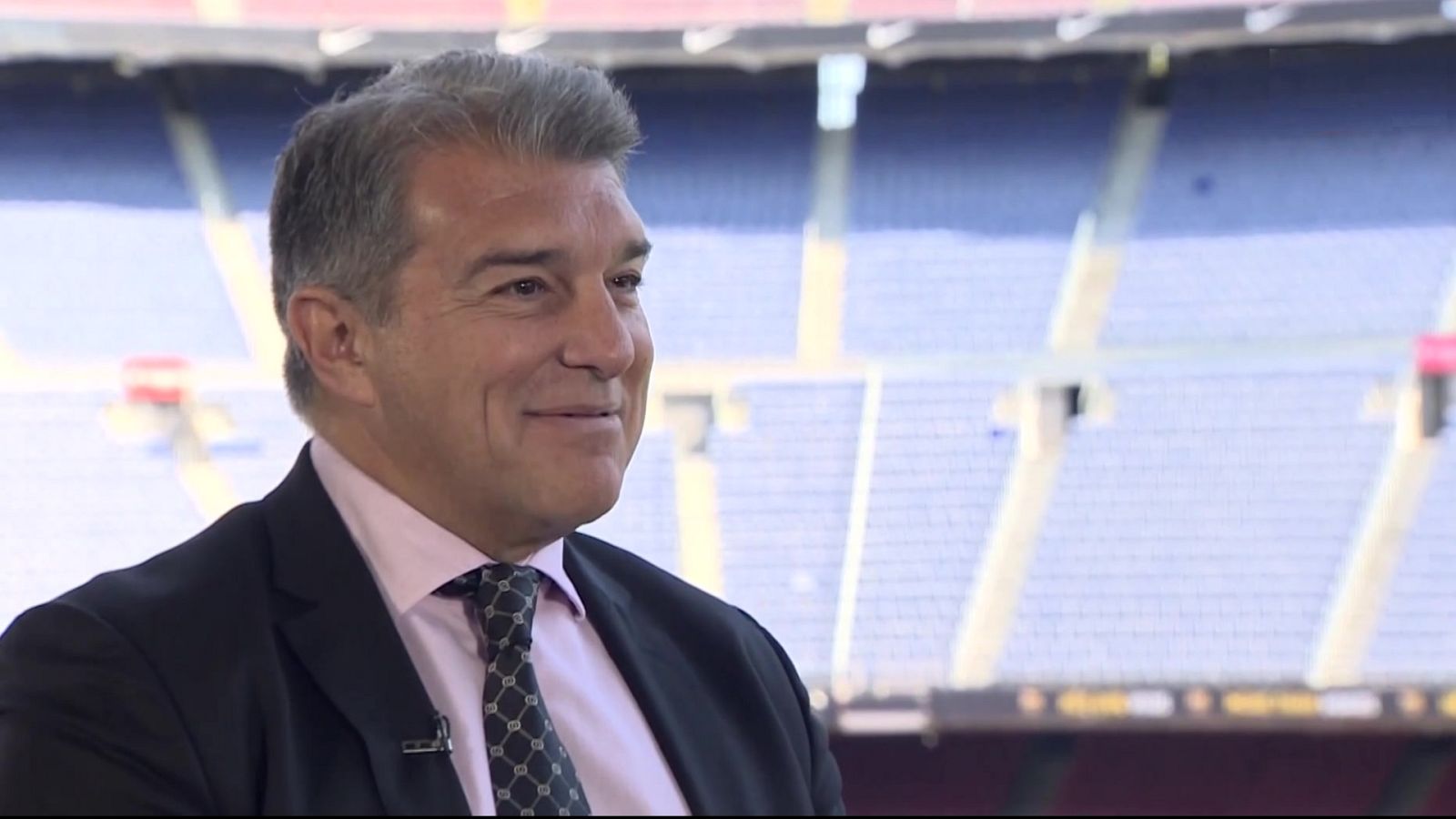 Fútbol - Entrevista Joan Laporta, presidente FC Barcelona - ver ahora
