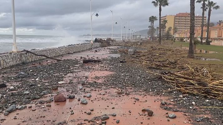 Temporal en la provincia de Málaga