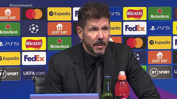 Estudio Estadio - Simeone: "Nosotros jugamos con el pensamiento de pasar la eliminatoria"