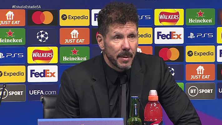 Simeone: "Nosotros jugamos con el pensamiento de pasar la eliminatoria"