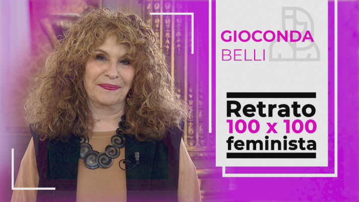 Objetivo Igualdad - Retrato 100X100 feminista: Gioconda Belli