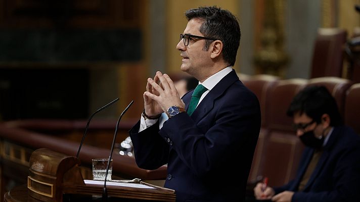 Informativo 24h - Un diputado de Vox compara a Sánchez con Hitler y a Bolaños con Goebbels y el ministro le pide que lo retire y se disculpe