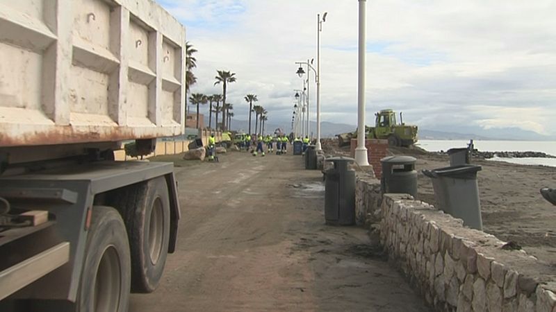 Málaga se recupera del temporal - Ver ahora
