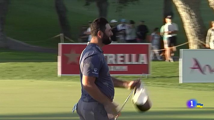 Telediario 2 - Jon Rahm va a por la chaqueta verde en el Masters de Augusta