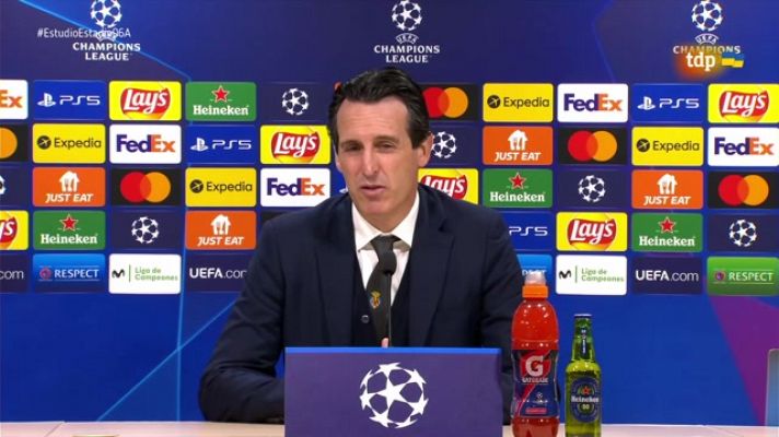 Estudio Estadio - Unai Emery: "Desde el año pasado hemos crecido en Europa y nuestra trayectoria ya no es anecdótica"