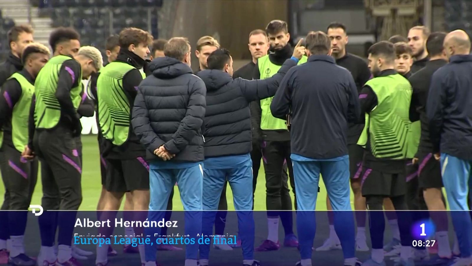 El Barça pone a prueba su mejoría ante el Eintrach | Ver