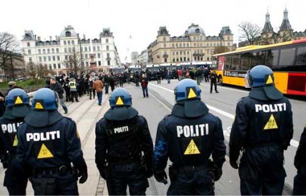 Manifestación en Copenhague