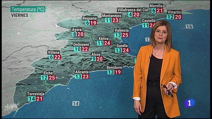 El Tiempo en la Comunitat Valenciana - 07/04/22