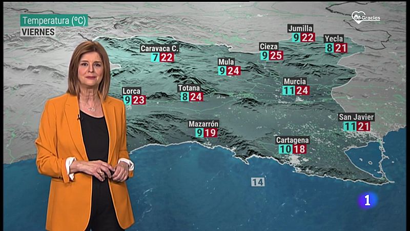 El Tiempo en la Region de Murcia - 7/04/2022