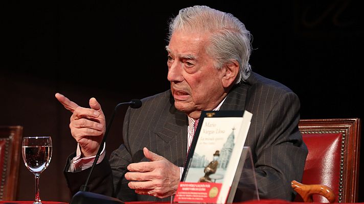 Telediario 1 - Vargas Llosa escribe 'La mirada quieta', un ensayo sobre Pérez Galdós