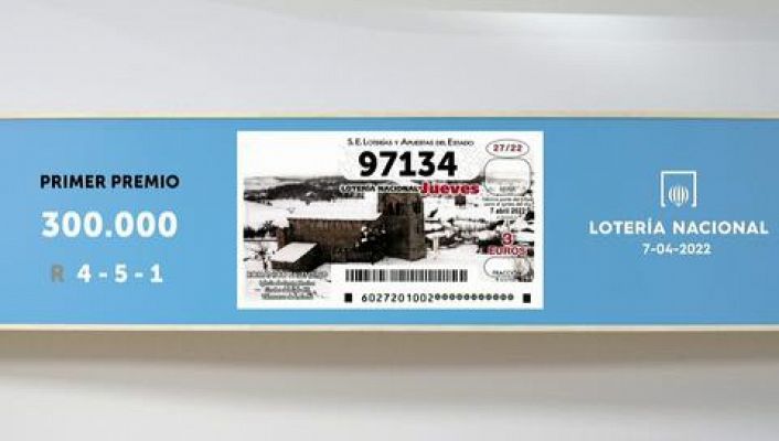 SELAE - Sorteo de la Lotería Nacional del 07/04/2022