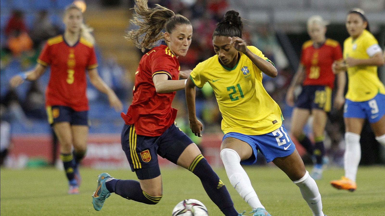 Fútbol - Partido amistoso Selección femenina: España - Brasil - RTVE Play
