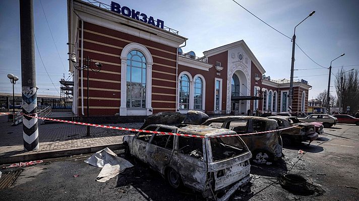 Al menos 30 muertos en la estación de Kramatorsk