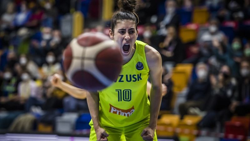 María Conde, alero del Praga: "No se si este es mi año, pero sueño con ganar la Euroliga"