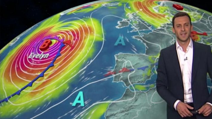 El tiempo - Un frente asociado a la borrasca Diego dejará nubosidad y precipitaciones