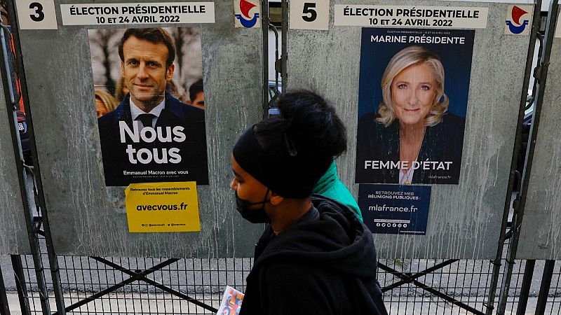 El duelo entre Macron y Le Pen marca las elecciones en Francia
