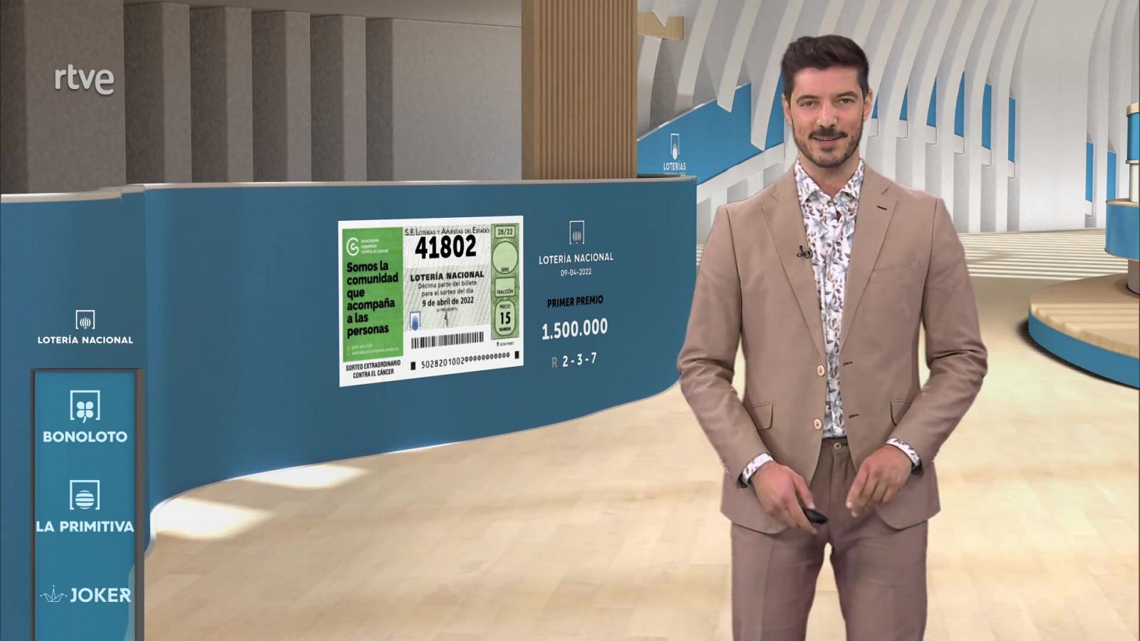 Sorteo de la Lotería Nacional del 09/04/2022 - ver ahora