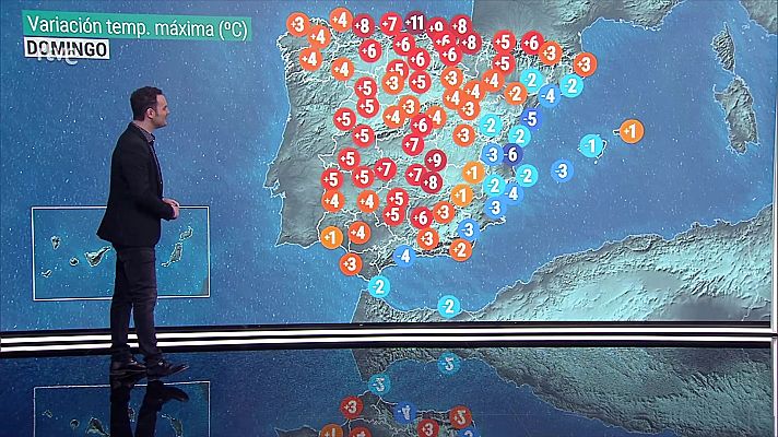 El tiempo - Tiende a disminuir la nubosidad y remiten las precipitaciones