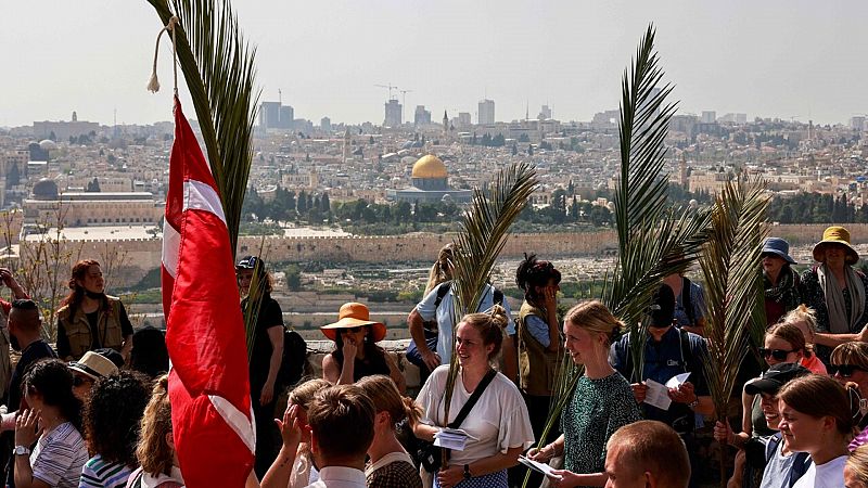 Los cristianos vuelven a celebrar el Domingo de Ramos en Jerusalén - Ver ahora