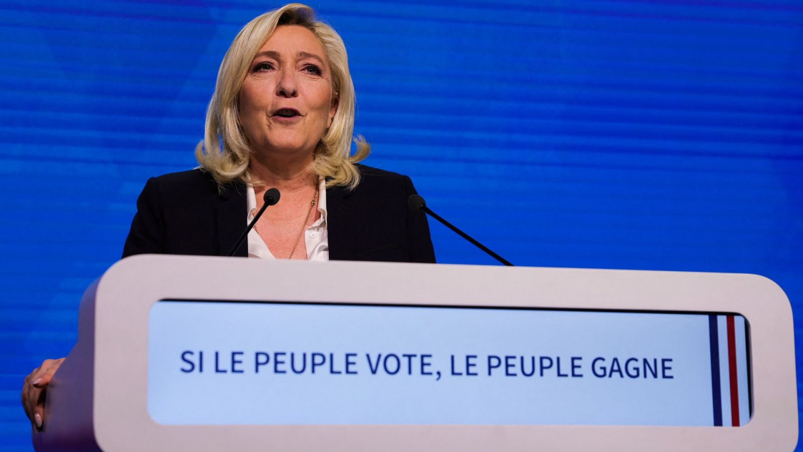 Elecciones Francia 2022: Le Pen: "Voy a ser la presidenta de todos los franceses"