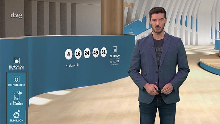 Loterías - Sorteo de El Gordo de la Primitiva del 10/04/2022