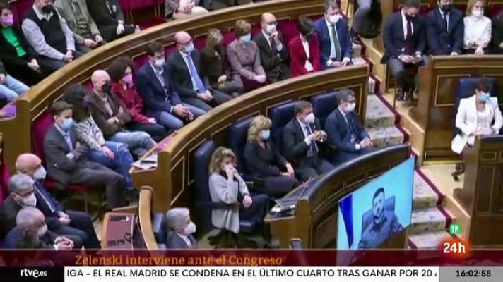 El presidente Zelenski ante el Congreso