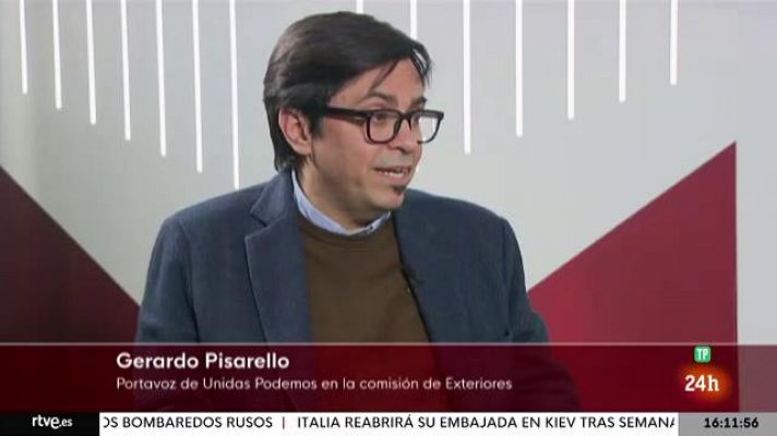 Gerardo Pisarello, portavoz de Exteriores de Unidas Podemos