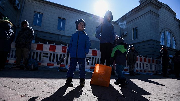 Telediario 2 - Dnipro, de ciudad segura a vía de escape