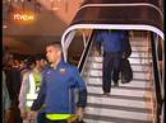  - El Barça llega a Abu Dhabi