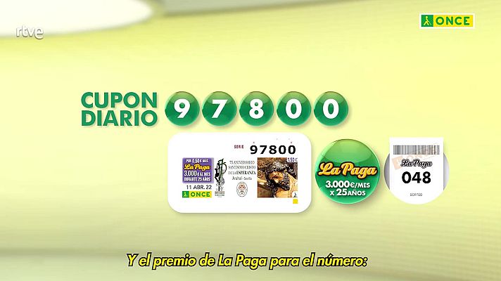 Sorteos ONCE - Sorteo ONCE - 11/04/22