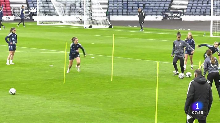 Telediario Matinal - España busca sellar su participación en el Mundial 2023 ante Escocia
