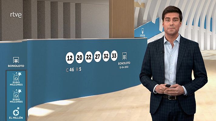 Loterías - Sorteo de la Bonoloto y Euromillones del 12/04/2022