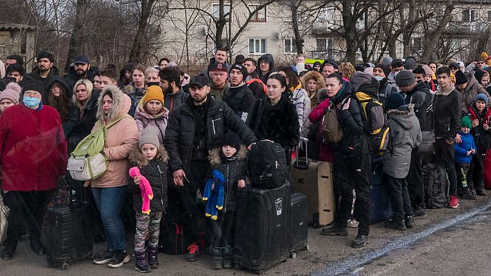 Refugiados ucranianos retoman sus vidas en Francia