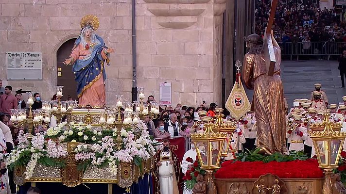 Procesión del Santo Encuentro desde Burgos