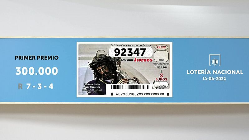 Sorteo de la Lotería Nacional del 14/04/2022 - Ver ahora 