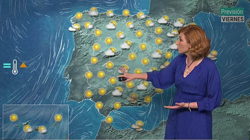 Tiempo estable en casi todo el país y temperaturas al alza