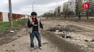 Saltovka, un barrio residencial castigado por los bombardeos