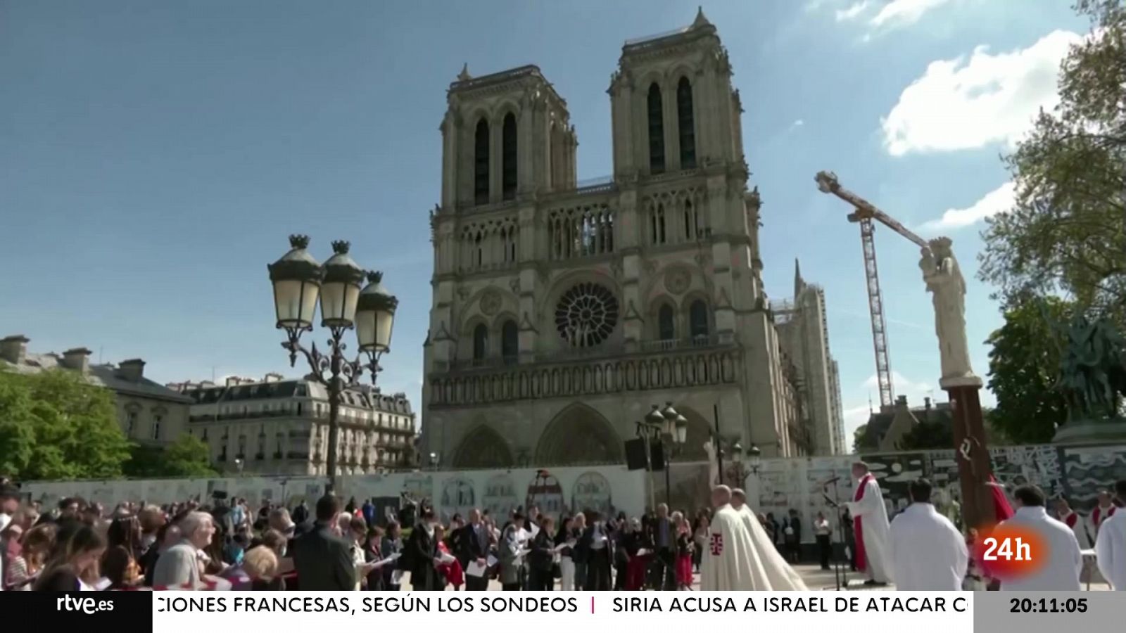 Francia| Tercer aniversario del incendio de Notre Dame - Informativo 24h | Ver