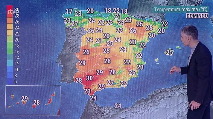 Las temperaturas subirán en todo el país