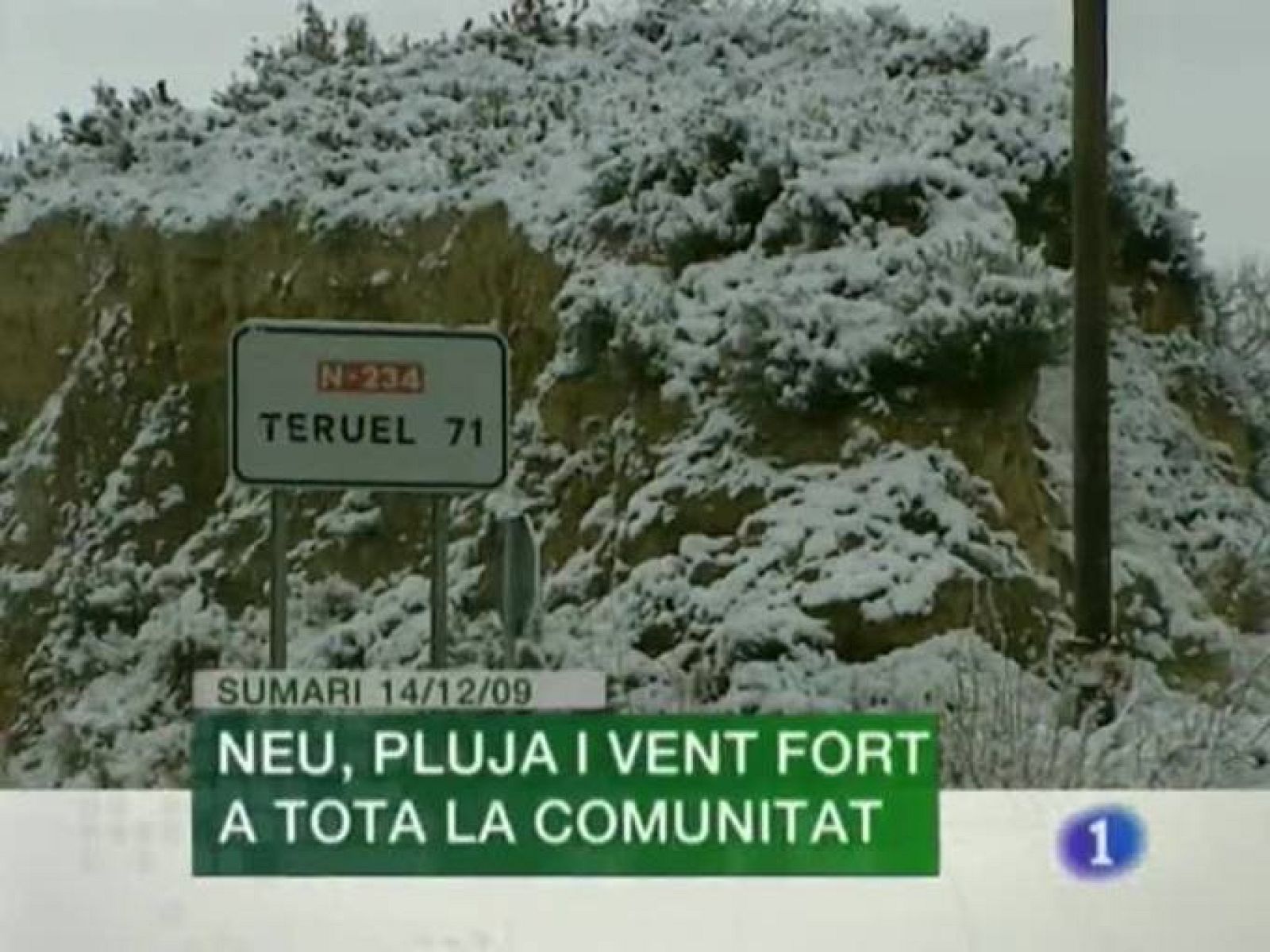  L'Informatiu. Informativo territorial de la C.Valenciana (14/12/09)