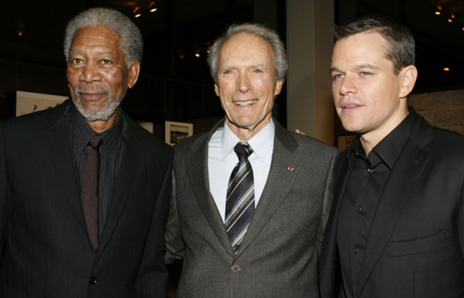 Clint Eastwood  dirige a Morgan Freeman en 'Invictus' | Ver