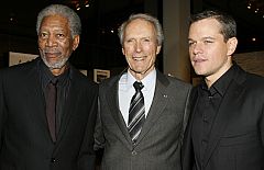 Clint Eastwood  dirige a Morgan Freeman en 'Invictus'