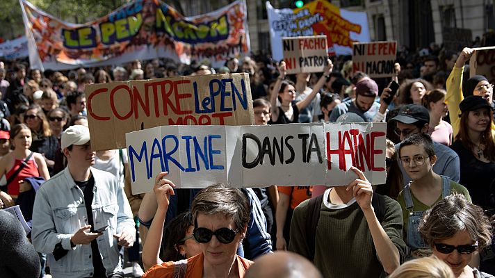 Informativo 24h - Marchas en Francia contra la extrema derecha