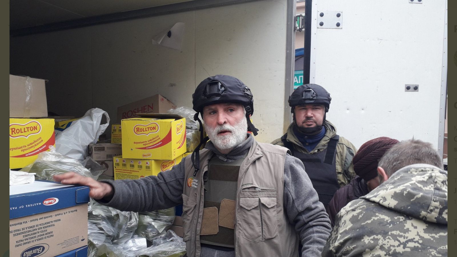 Cuatro heridos en el ataque a una cocina solidaria del chef José Andrés en Járkov