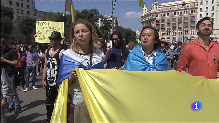 L'Informatiu - 200 persones demanen més ajuda europea a Ucraïna