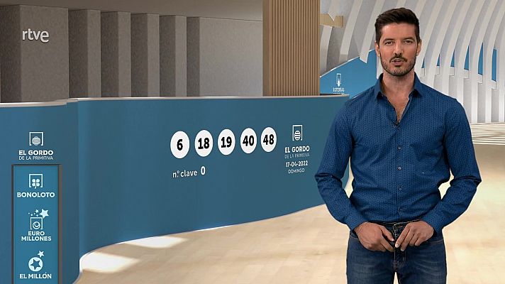 Loterías - Sorteo de El Gordo de la Primitiva del 17/04/2022