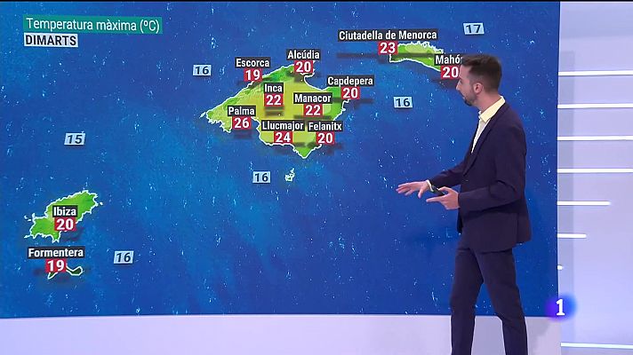 El temps a les Illes Balears - 18/04/22