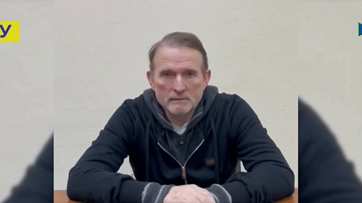 Informativo 24h - El líder prorruso Víctor Medvedchuk, capturado en Ucrania, pide su intercambio por soldados y civiles de Mariúpol