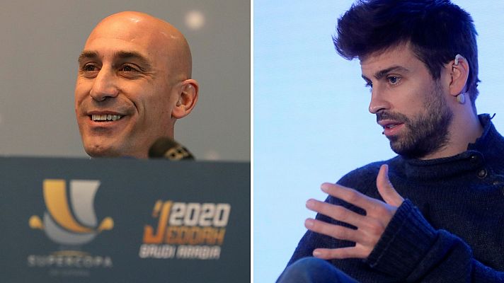 Telediario 1 - Rubiales y Piqué negociaron supuestas comisiones millonarias por la Supercopa