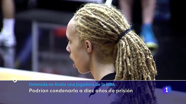 Telediario 2 - La estrella del basket Griner lleva dos meses detenida en Ru